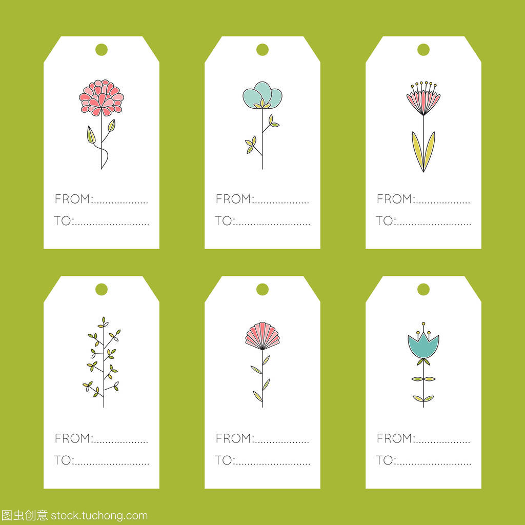 花卉的標記集 禮品花卉銷售的藝術與策略